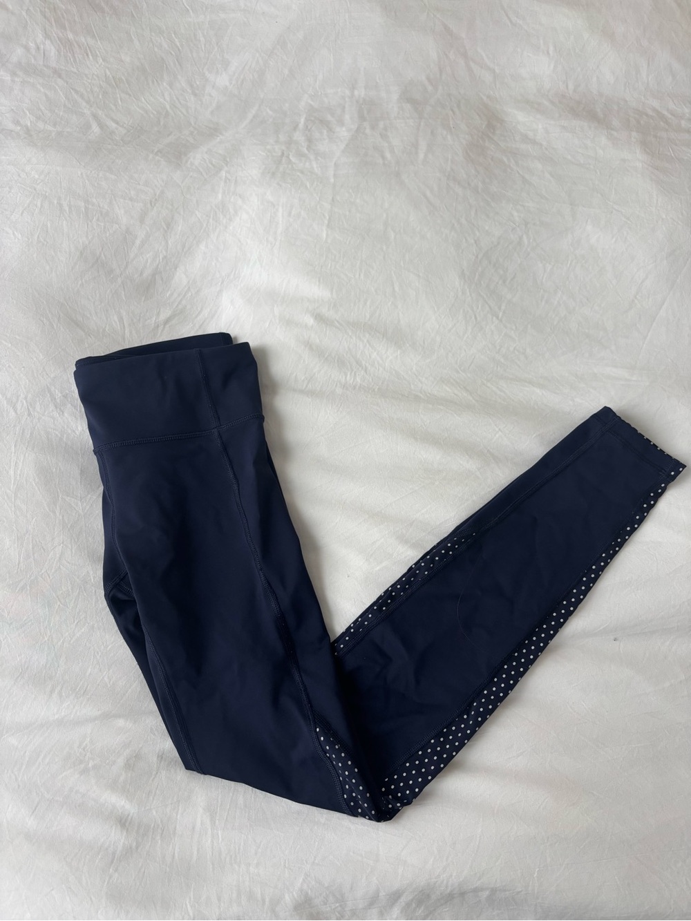 GapFit Navy Polka Dot Leggings XS